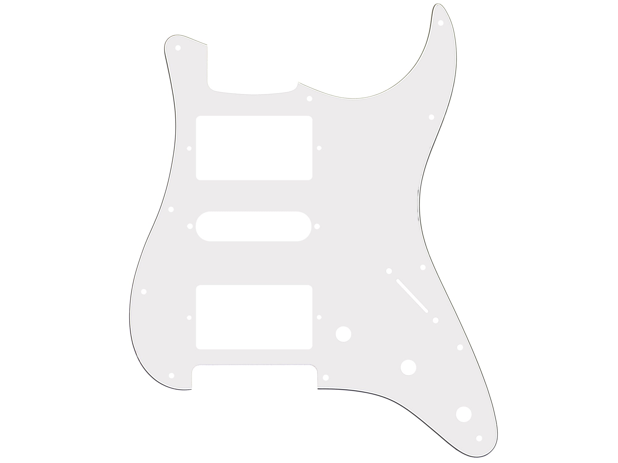 HSH Pickguard for Strat® (Modern 11 Hole)