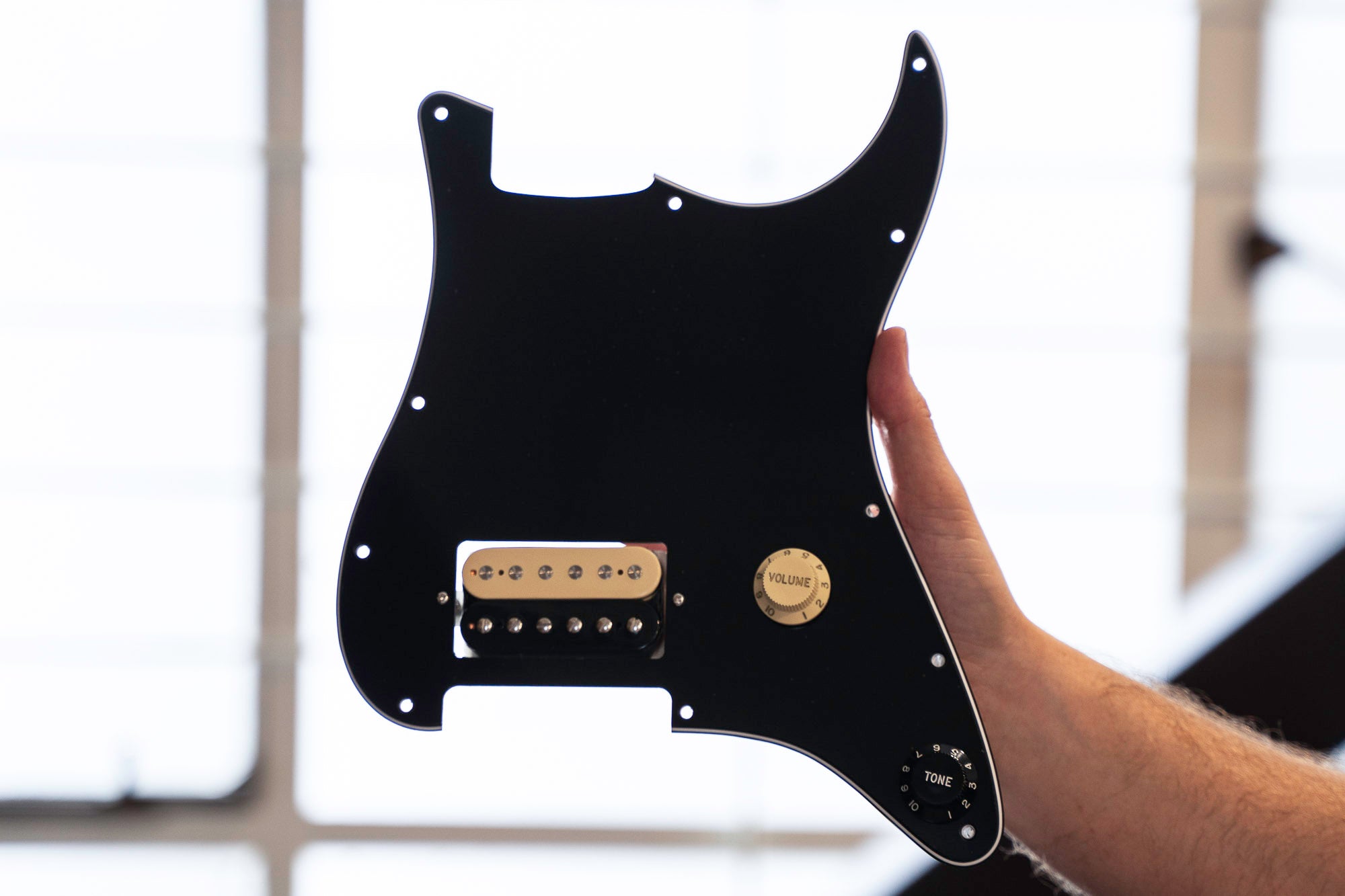 Custom Works:  Single Humbucker H Loaded Pickguard for Ibanez® RG
